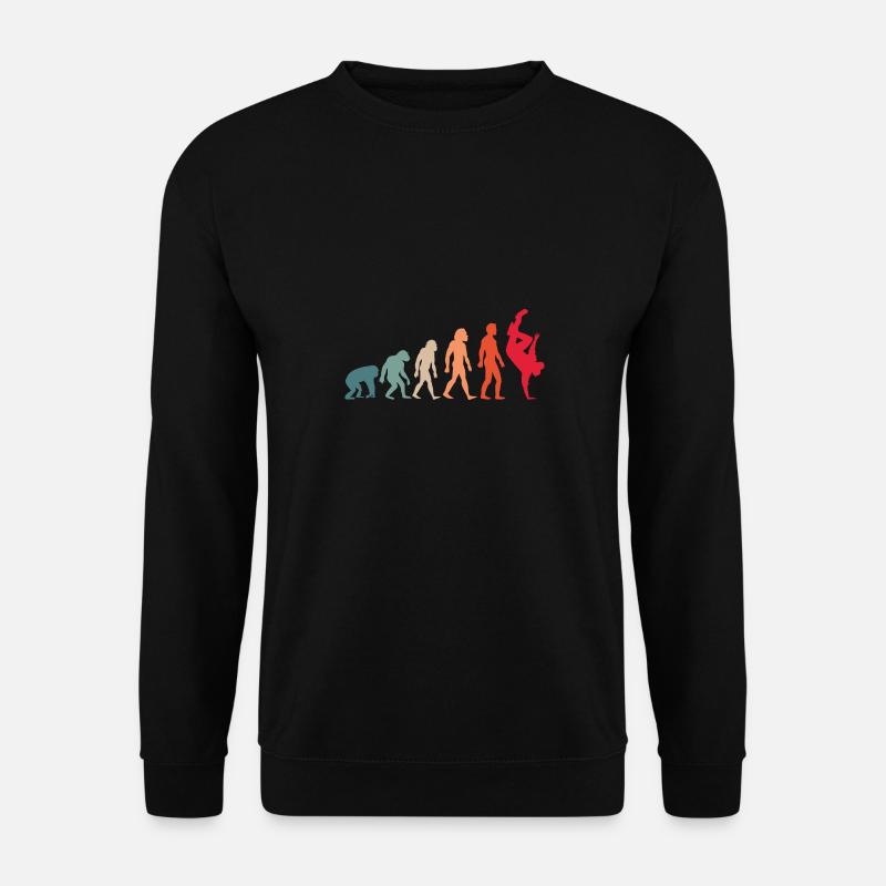 Evolution hiphop - Unisex Pullover - Schwarz