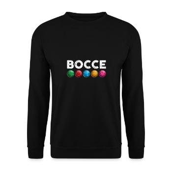 Bocce | Bocce Ball - Unisex Sweatshirt - black - Front - Alina (178cm) & Michal (187cm)