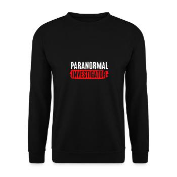 Enquêteur paranormal - Ghost Hunter Funny Ghost - Sweat-shirt Unisexe - noir - Devant - Alina (178cm) & Michal (187cm)