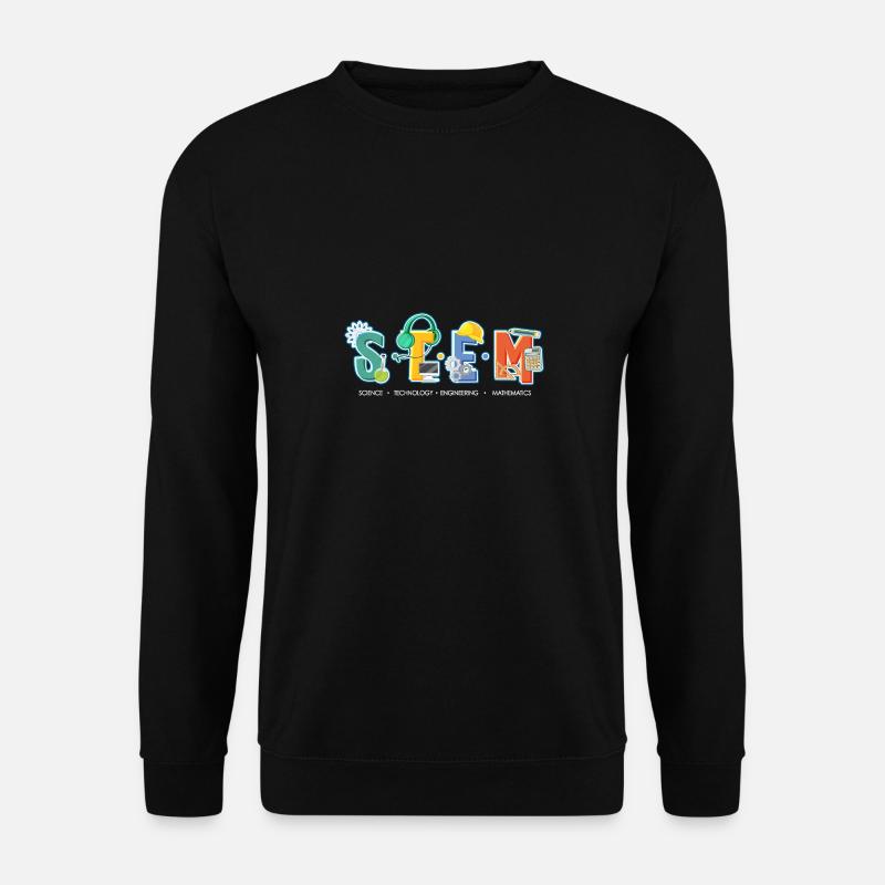 Science Technology Engineering Mathematics STEM - Unisex Pullover - Schwarz