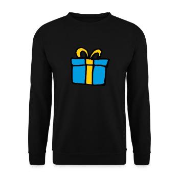 Gift Gift Idea - Unisex Sweatshirt - black - Front - Alina (178cm) & Michal (187cm)