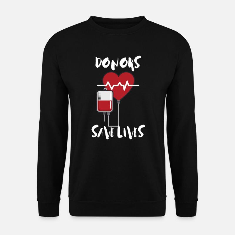 Blood donor - Unisex Sweatshirt - black