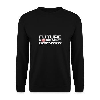 Futur médecin légiste - Sweat-shirt Unisexe - noir - Devant - Alina (178cm) & Michal (187cm)