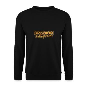 Uranium Whisperer | Nuclear energy - Unisex Pullover - Schwarz - Vorne - Alina (178cm) & Michal (187cm)