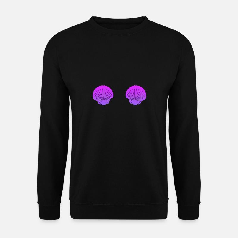 Shell chest - Unisex Pullover - Schwarz