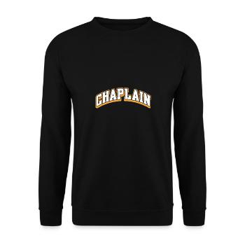 Chaplain Religious Guidance Ministry Hospital - Unisex Pullover - Schwarz - Vorne - Alina (178cm) & Michal (187cm)