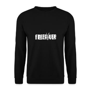 Freediver Scubadiving - Unisex Pullover - Schwarz - Vorne - Alina (178cm) & Michal (187cm)
