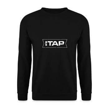 itap Design for a tap dance follower - Unisex Sweatshirt - black - Front - Alina (178cm) & Michal (187cm)