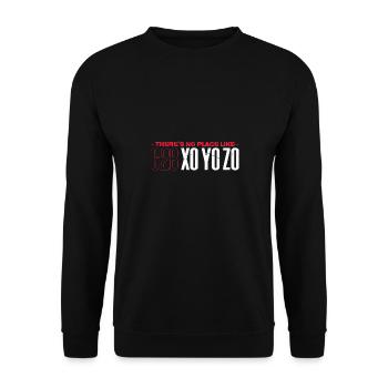 CNC Machine Operator CNC Machine Fan - X0 Y0 - Unisex Sweatshirt - black - Front - Alina (178cm) & Michal (187cm)