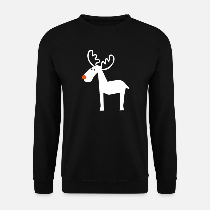 Elch - Unisex Pullover - Schwarz