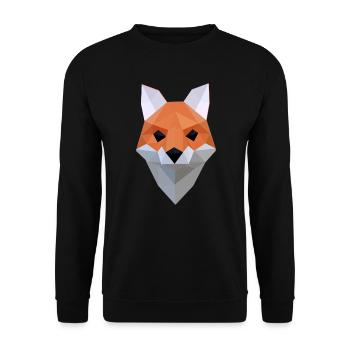 Fuchs - Unisex Pullover - Schwarz - Vorne - Alina (178cm) & Michal (187cm)