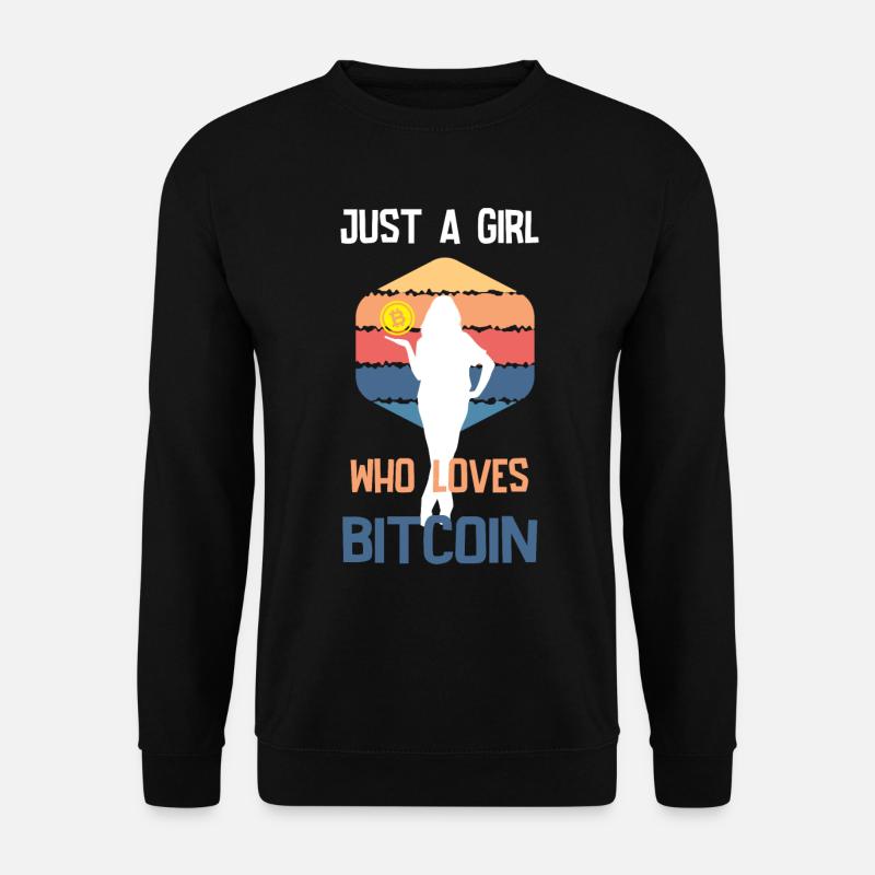 Hodl Bitcoin Krypto Crypto Kryptowähungen - Unisex Pullover - Schwarz
