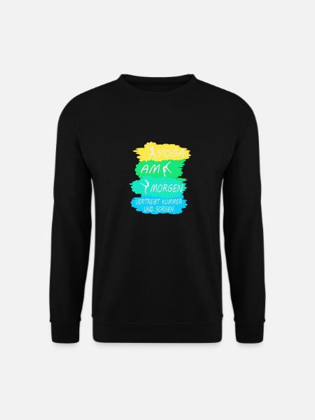 Yoga Lehrerin Kurs Meditation Geschenk Damen Matte - Unisex Pullover - Schwarz