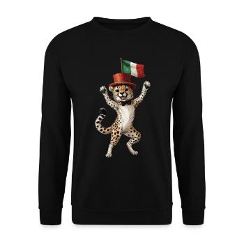Gepard - Unisex Pullover - Schwarz - Vorne - Alina (178cm) & Michal (187cm)