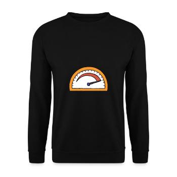 Waage - Unisex Pullover - Schwarz - Vorne - Alina (178cm) & Michal (187cm)