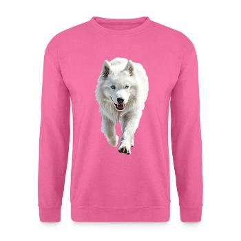 Samojede - Unisex Pullover - Pink - Vorne