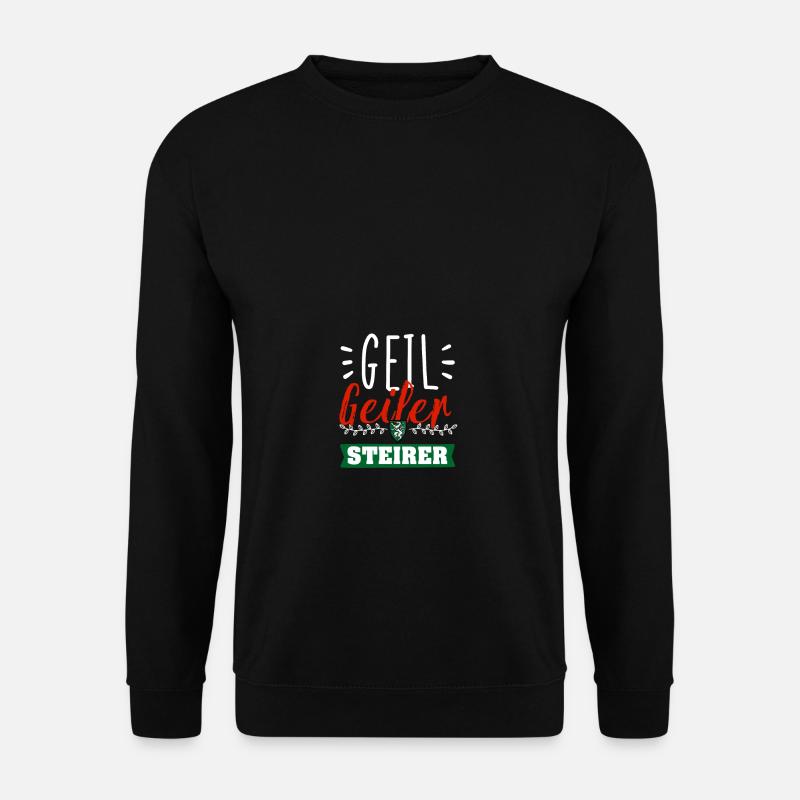 Geil Geiler Steirer - Unisex Pullover - Schwarz