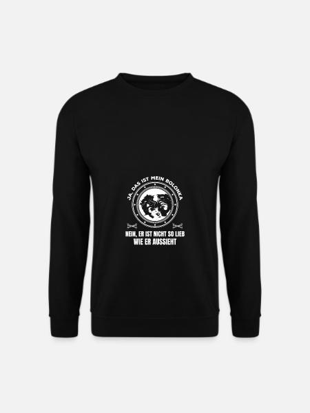 Ja das ist mein Bolonka - Unisex Pullover - Schwarz