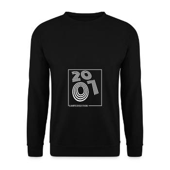2007 Limited Zebra Edition - Unisex Sweatshirt - black - Front - Alina (178cm) & Michal (187cm)
