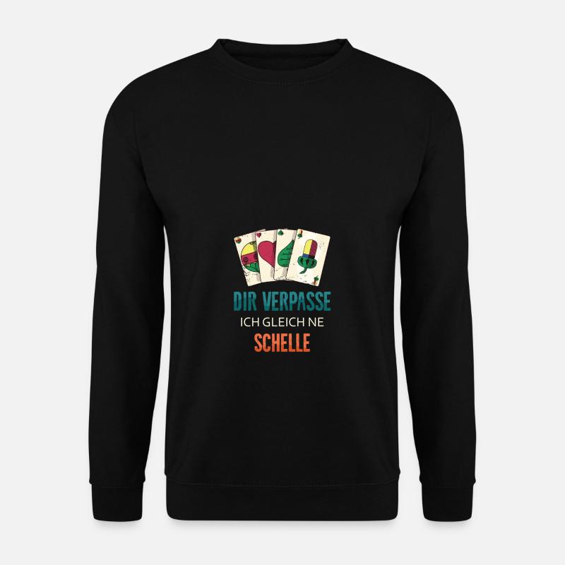 Dir verpasse ich ne Schelle - Unisex Pullover - Schwarz