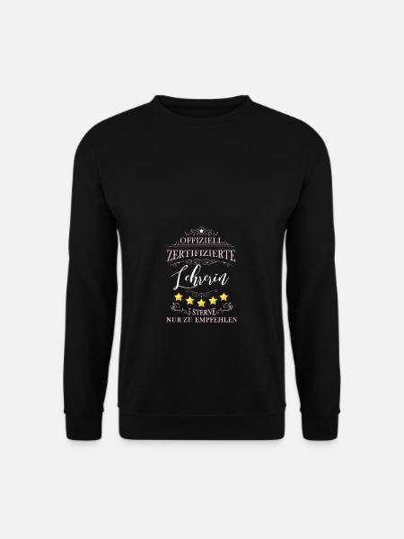 Offiziell Zertifizierte Lehrerin - Unisex Pullover - Schwarz