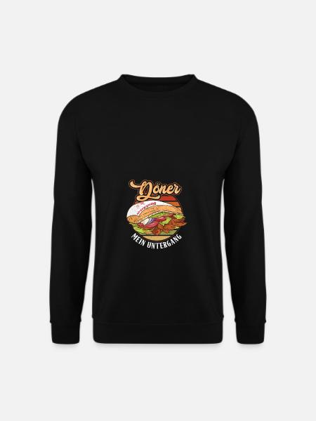 Döner Mein Untergang - Unisex Pullover - Schwarz