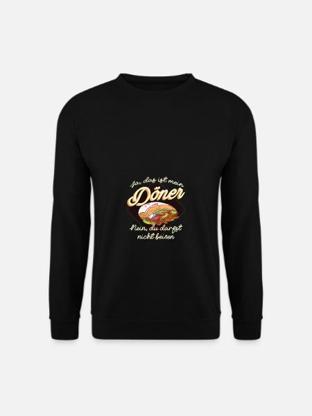 Ja das ist mein Döner Kebab Drehspieß - Unisex Pullover - Schwarz