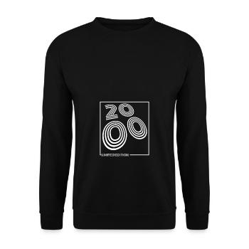2000 Limited Zebra Edition - Unisex Sweatshirt - black - Front - Alina (178cm) & Michal (187cm)