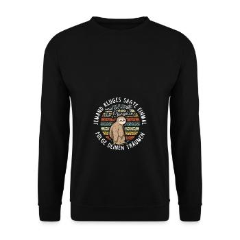 Tyranno Faulus Rex - Unisex Pullover - Schwarz - Vorne - Alina (178cm) & Michal (187cm)