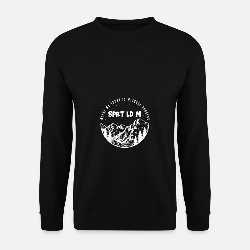 Spirit Lead Me Sprt Ld M Kirche Jesus Christus - Unisex Pullover - Schwarz