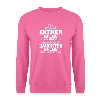 beau-père - Sweat-shirt Unisexe - rose - Devant