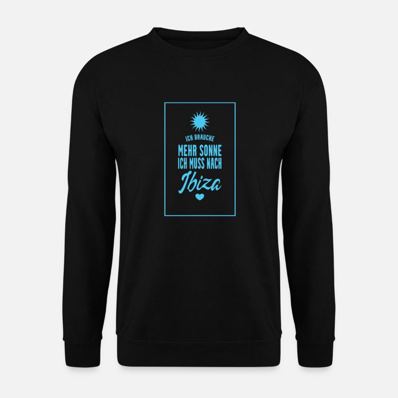IBIZA lustiger Spruch - Unisex Pullover - Schwarz