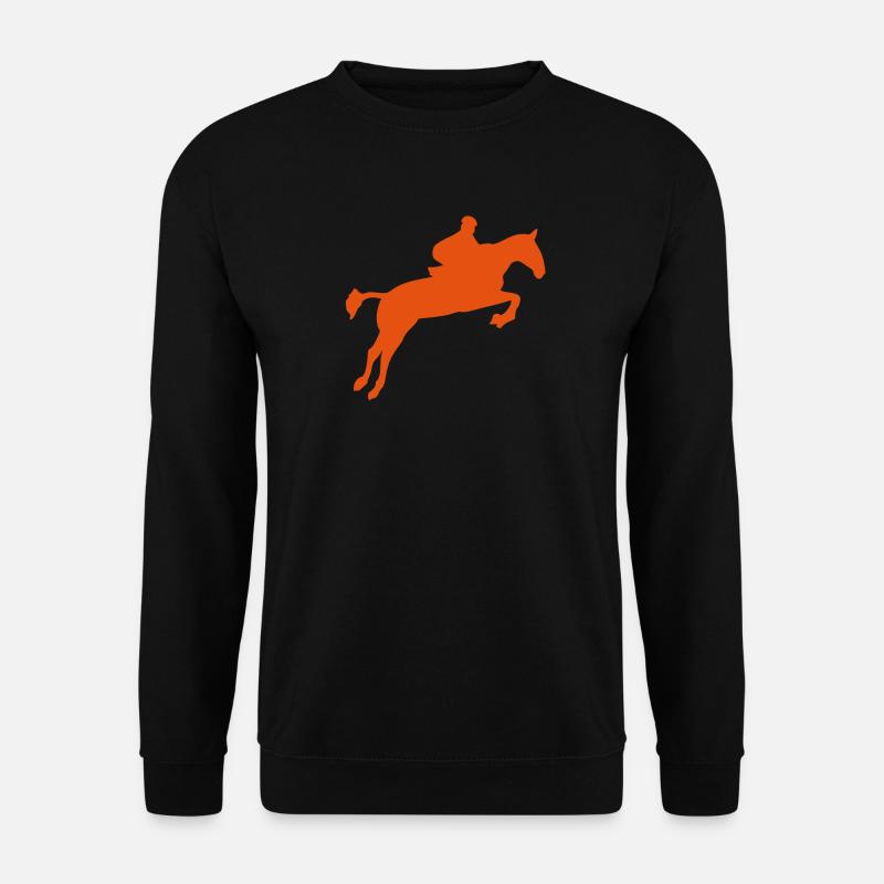 Springreiten Hindernis monte1 - Unisex Pullover - Schwarz