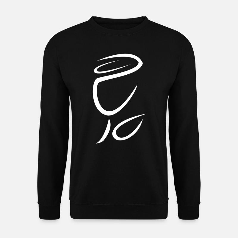Tulipe - Sweat-shirt Unisexe - noir