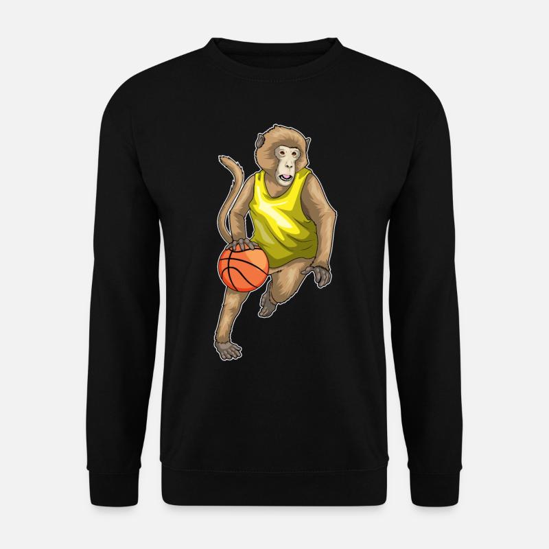 Singe Basketteur Basketteur - Sweat-shirt Unisexe - noir