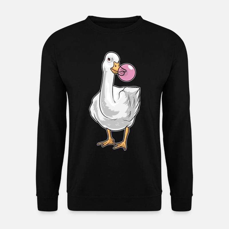 Duck Chewing Gum - Unisex Sweatshirt - black