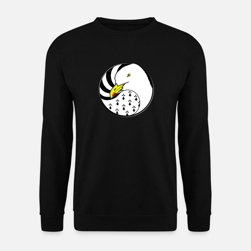 Seagull Breton - Unisex sweater - sort