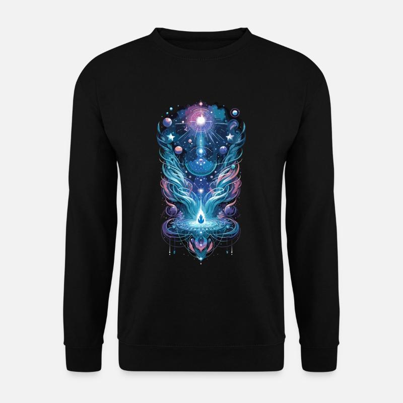 Cosmic Ayahuasca Vision - Unisex Sweatshirt - black