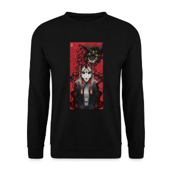 Maître démoniaque - Sweat-shirt Unisexe - noir - Devant - Alina (178cm) & Michal (187cm)