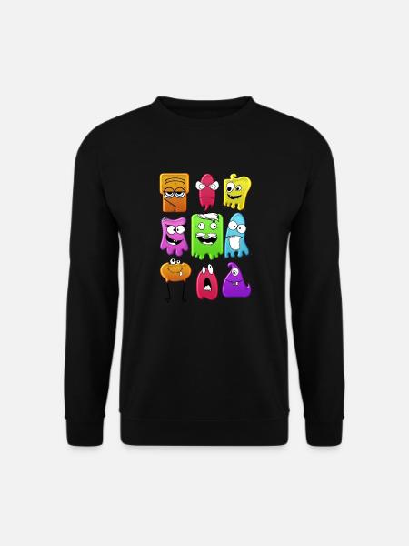 Funny ghosts - Unisex Sweatshirt - black