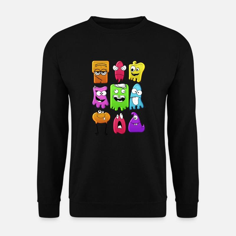 Funny ghosts - Unisex Sweatshirt - black