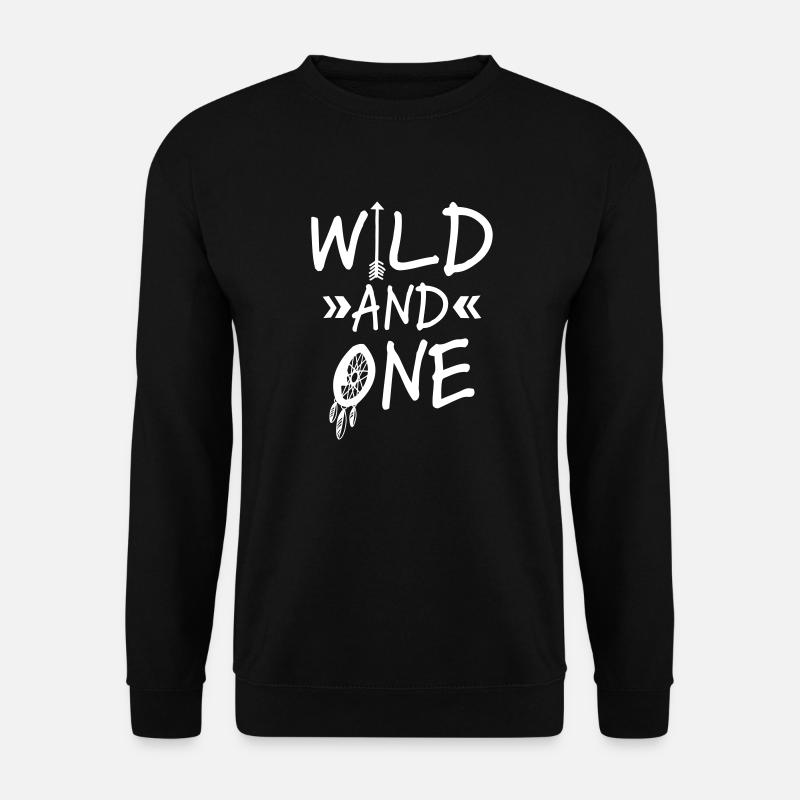 1. Kindergeburtstag Sprüche Geschenk 1. Geburtstag - Unisex Pullover - Schwarz