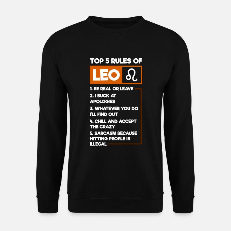 Zodiac sign July Superstition - Unisex Sweatshirt - black