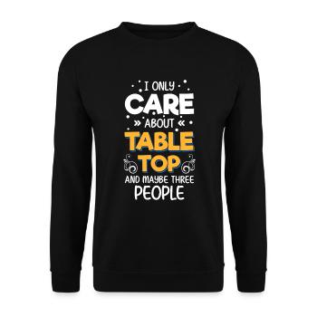 Board Games Dice Figure Card Game - Unisex Sweatshirt - black - Front - Alina (178cm) & Michal (187cm)