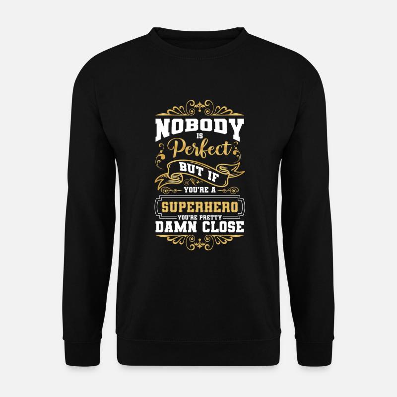 Everyday Heroes Cape Superpowers - Unisex Sweatshirt - black
