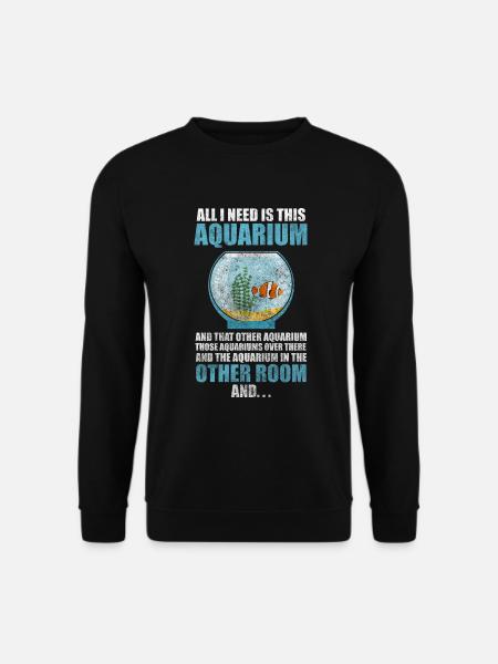 Fish Fish Friends Fish Lovers - Unisex Sweatshirt - black