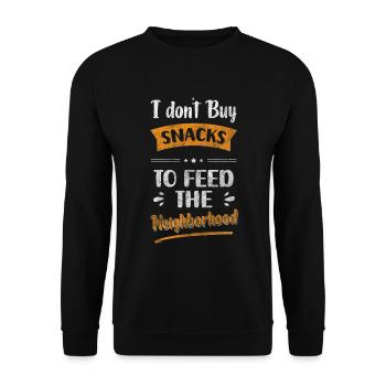 Neighbor Best Neighbor Village Apartment - Unisex Sweatshirt - black - Front - Alina (178cm) & Michal (187cm)