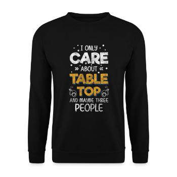 board game game night board player teammate - Unisex Sweatshirt - black - Front - Alina (178cm) & Michal (187cm)