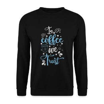 Bartender Coffee Maker Espresso Morning grouch - Unisex Sweatshirt - black - Front - Alina (178cm) & Michal (187cm)