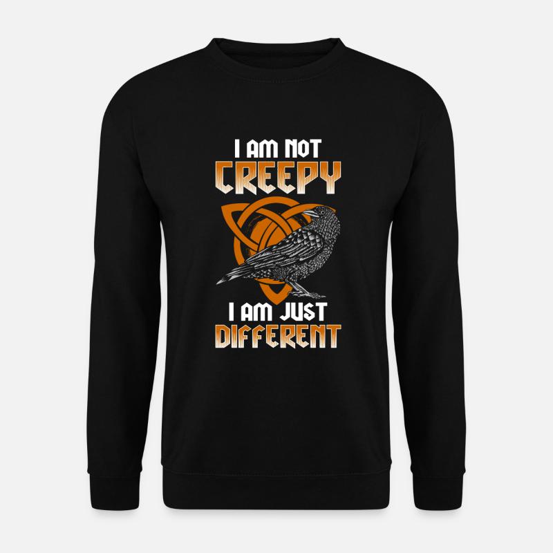 Raven Odin Flying - Unisex Sweatshirt - black